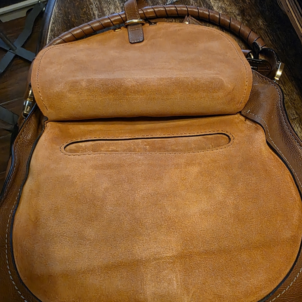 Chloe Brown Leather Shoulder Bag - Picture 10 of 16